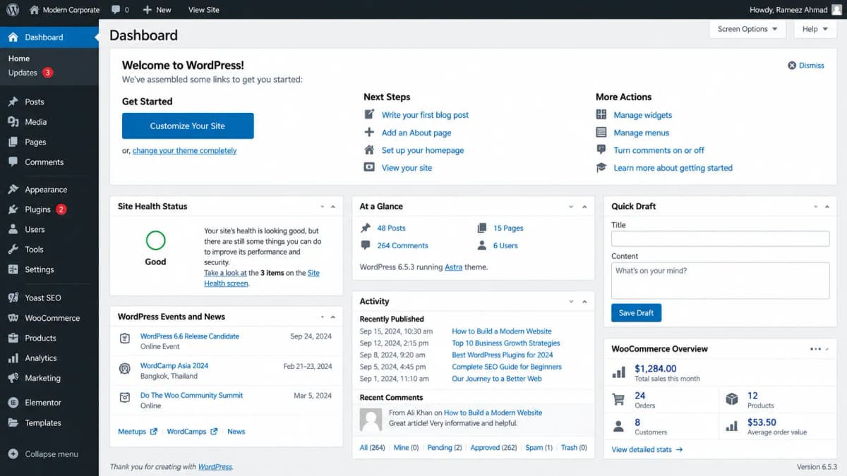 Modern Corporate Web Platform & Agile CMS Suite